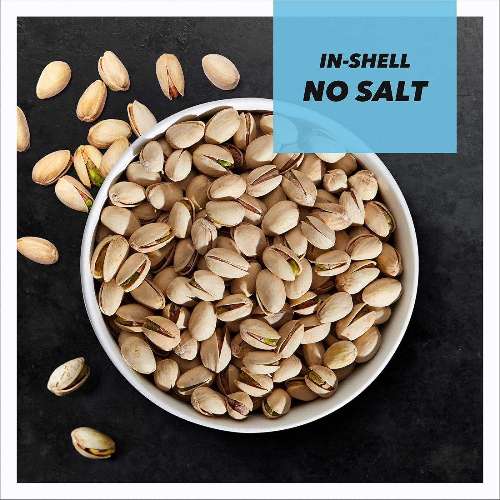 Wonderful Pistachios, In-Shell Roasted with No Salt Nuts, 16 Ounce Bag