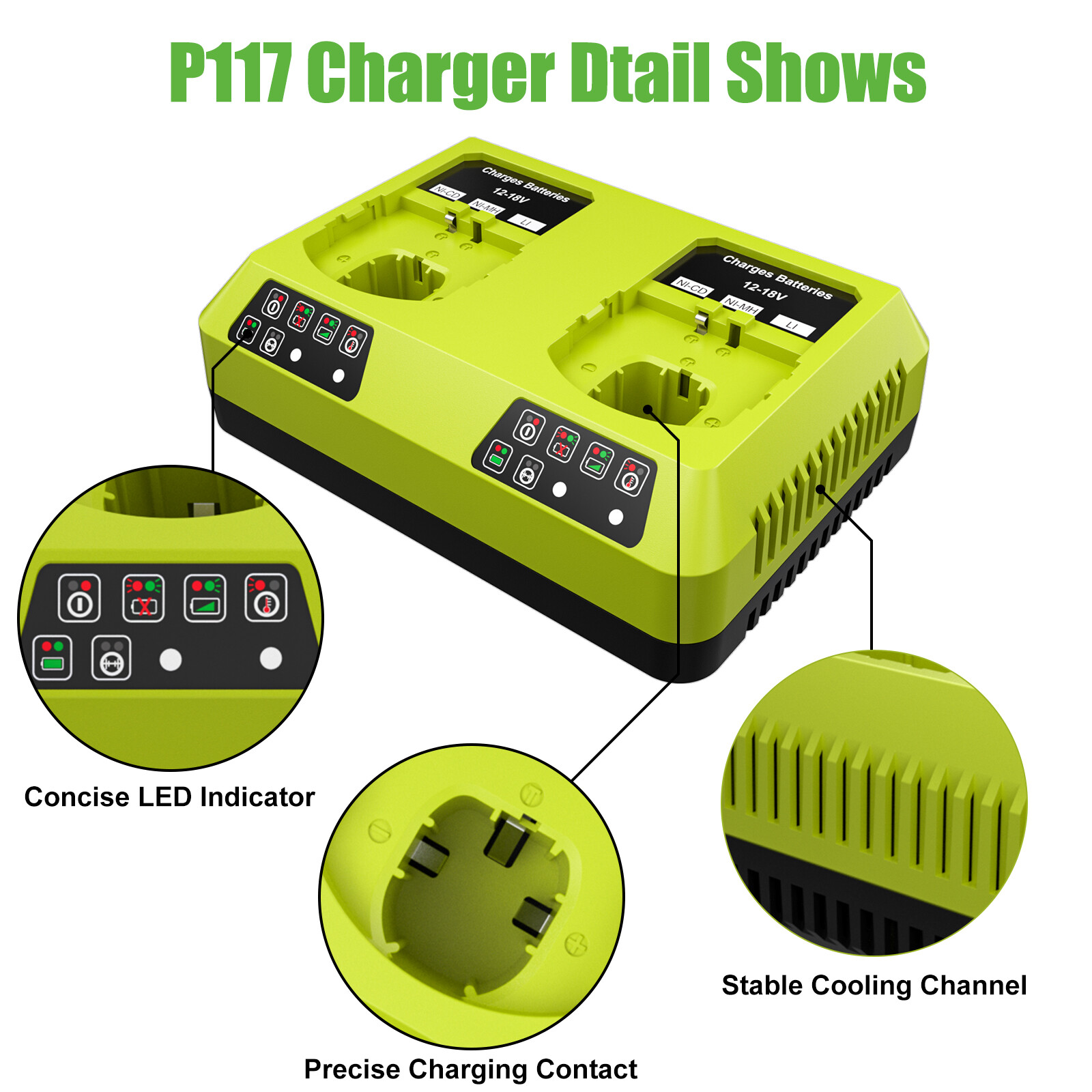 For RYOBI P108 18V One Plus High Capacity Battery 18 Volt Lithium-Ion 8.0Ah
