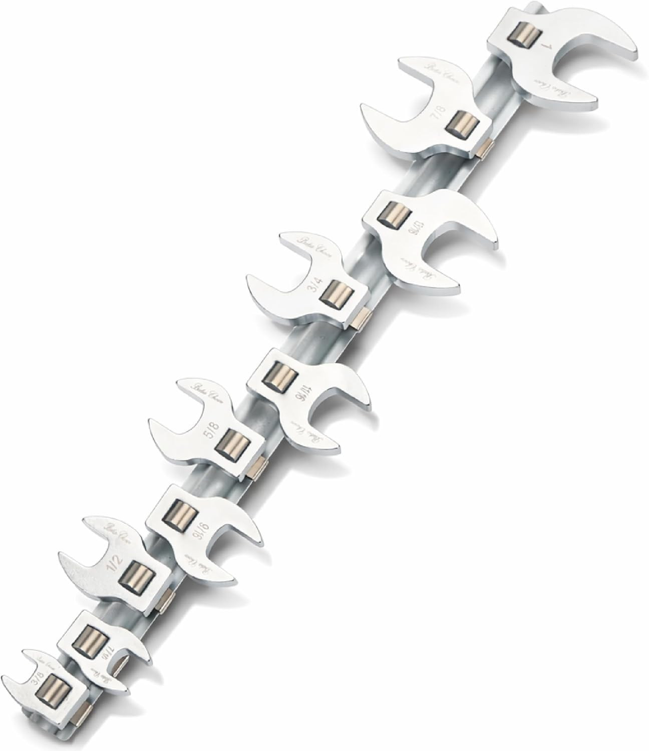 10 Pcs 3/8″ Drive Crowfoot Wrench Set, 3/8”-1”, SAE Open-End Nut Wrench Set