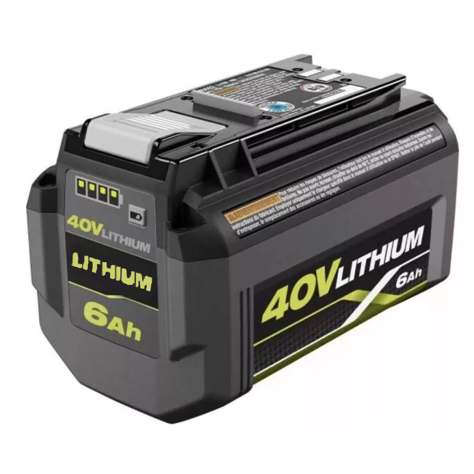 40V 6.0Ah Max Battery For Ryobi 40 Volt Lithium-ion OP4050 OP40602 High Capacity