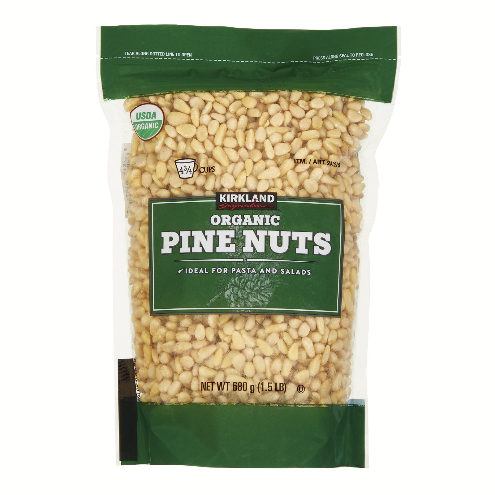 Kirkland Signature Organic Pine Nuts – 680g