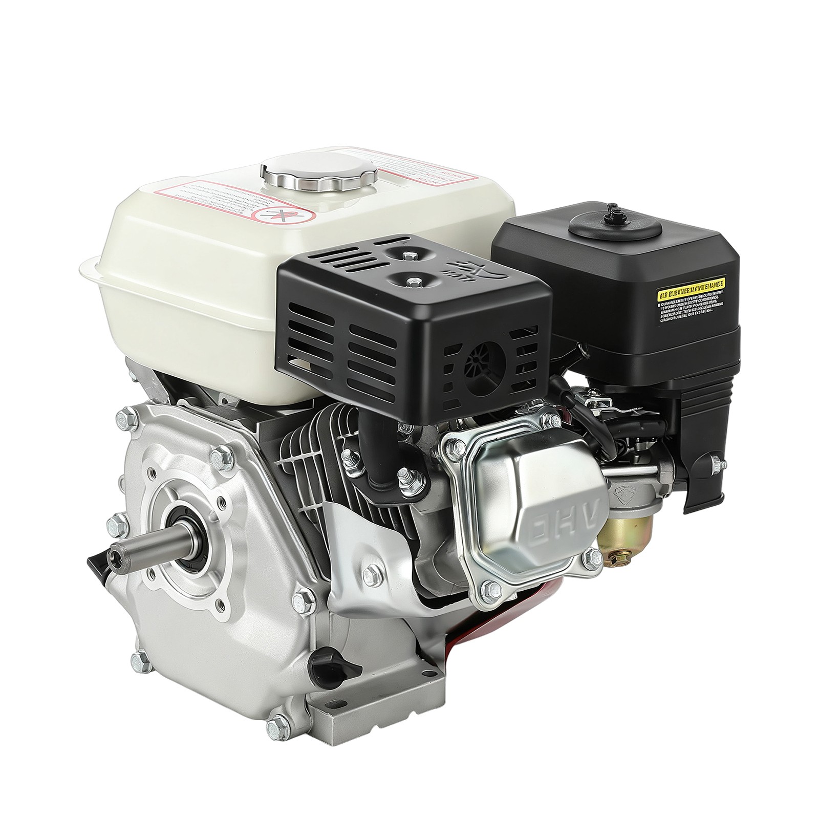 7HP 212cc Gas Engine For Honda GX160, 4 Stroke OHV Air Cooled Horizontal Shaft