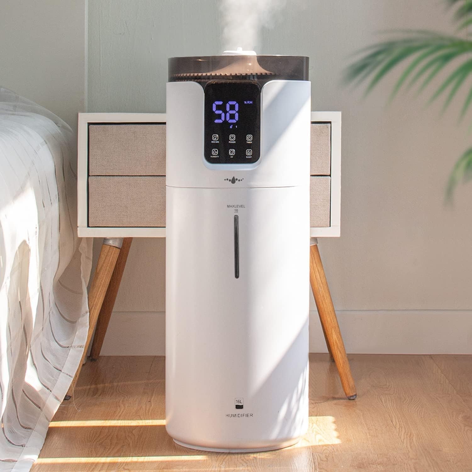 Humidifier large room 16L/4.2Gal – Lacidoll Whole house Humidifier for Home15…