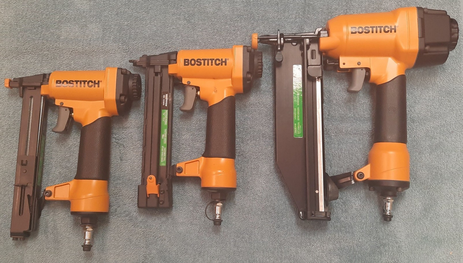 Bostitch Pneumatic Brad Nailer & Staple Gun Set SB-125BN SB-100SX SB-100SXF