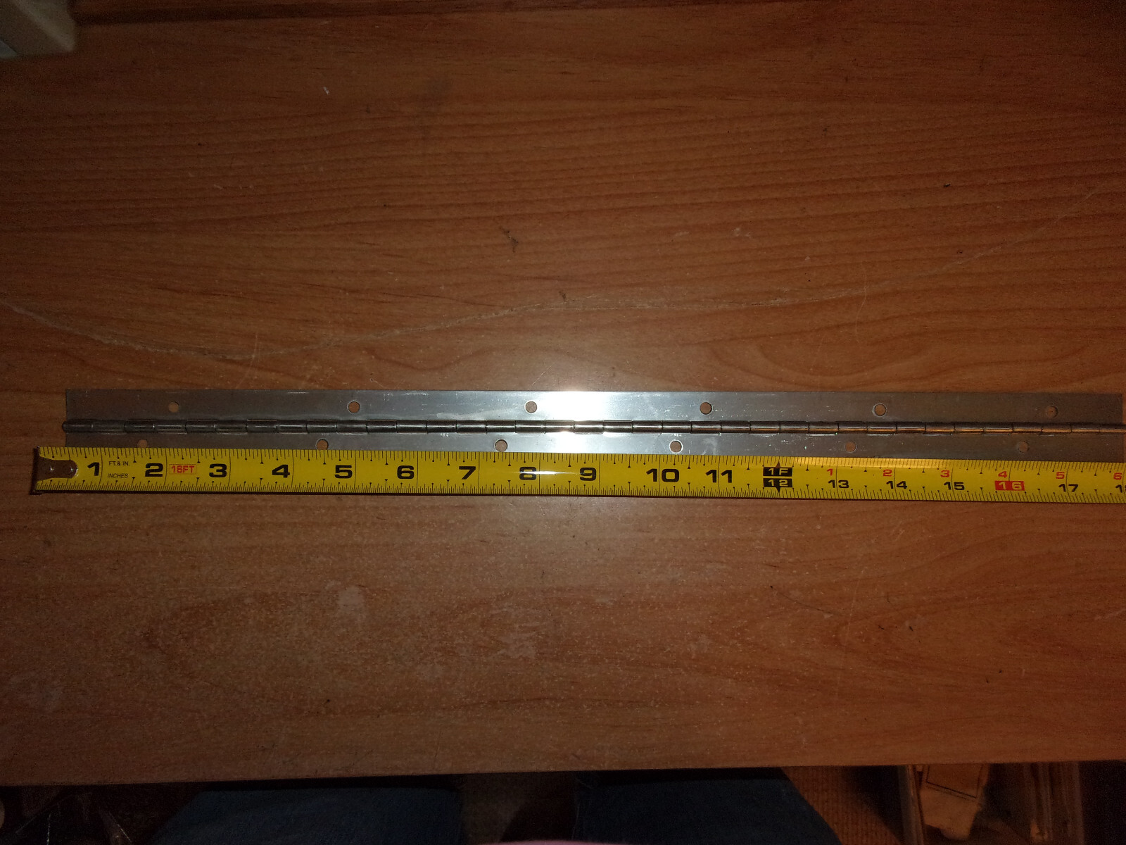 2pcs 18inch Continuous Piano Hinge Heavy Duty Stainless Steel Piano 1 1/4″ width