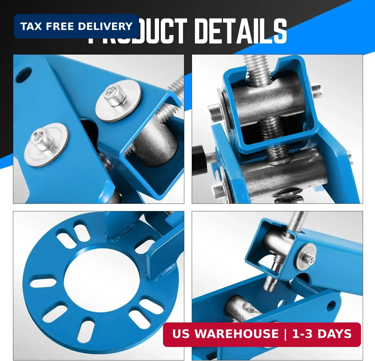 DNA MOTORING TOOLS-00249 Fender Roller Reforming Extending Tool Heavy Duty Wheel