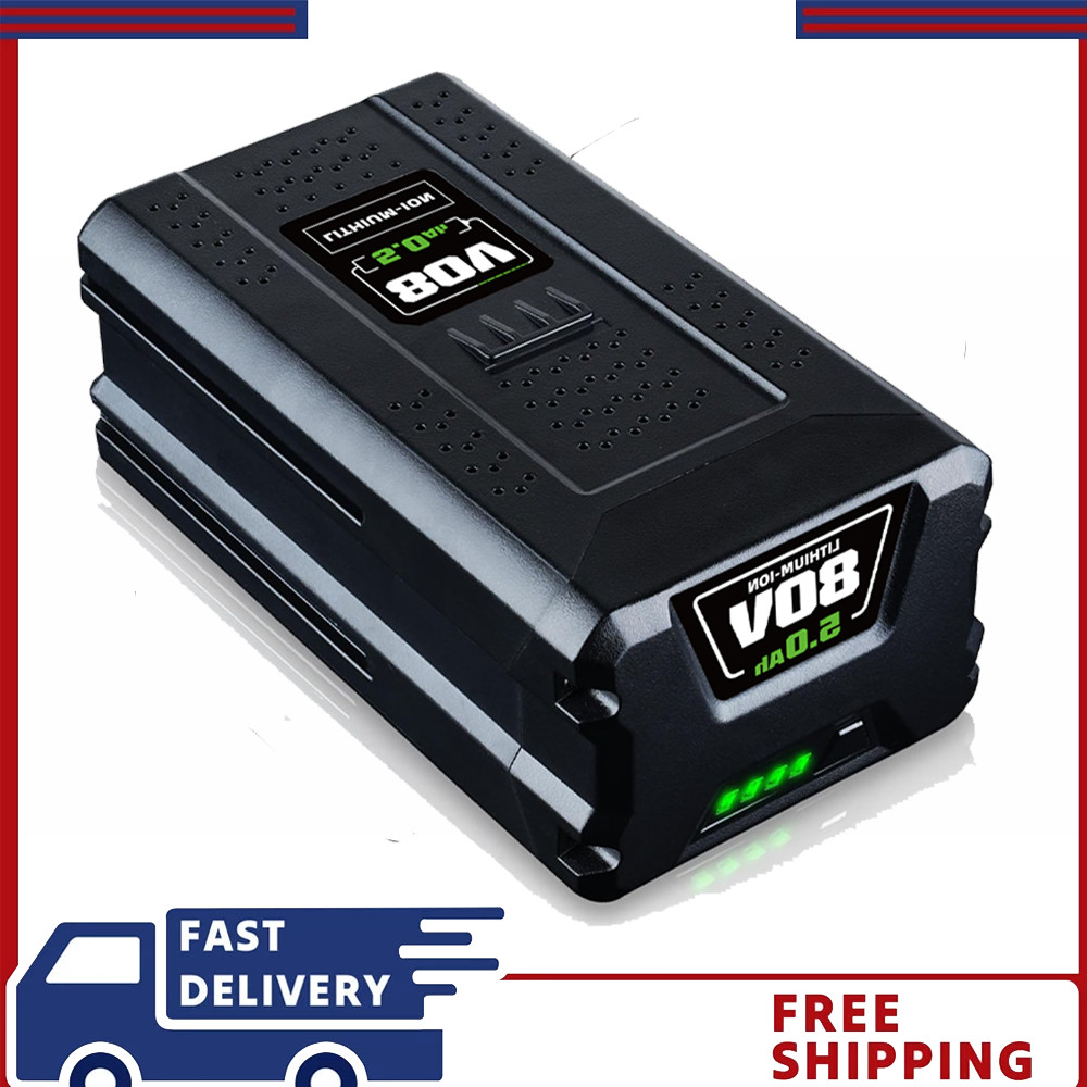 5.0Ah 80V Lithium Ion Rechargeable Li-ion Battery BAB727 GBA80200 FOR Greenworks