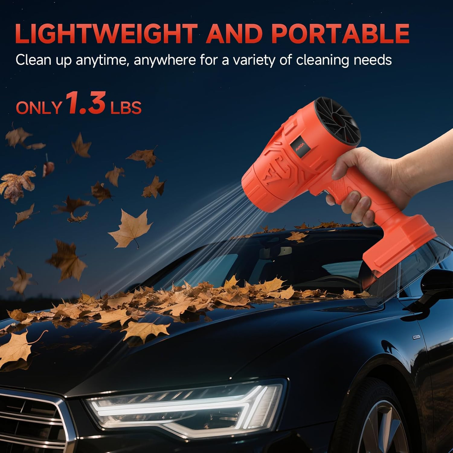 Electric Leaf Blower Cordless for Mwkee M-18 18V Battery, Handheld Leaf Blowers