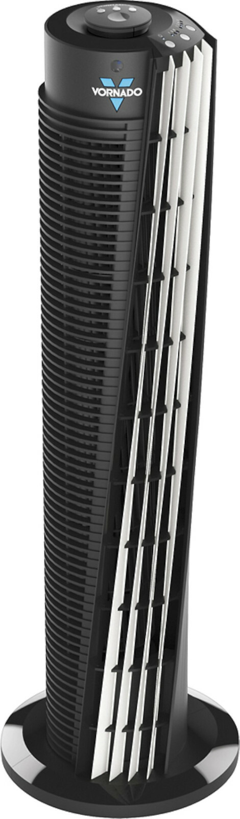 NEW Vornado 143 Whole Room Air Circulator 29″ Tower Fan 3-Speed w/ Remote Black