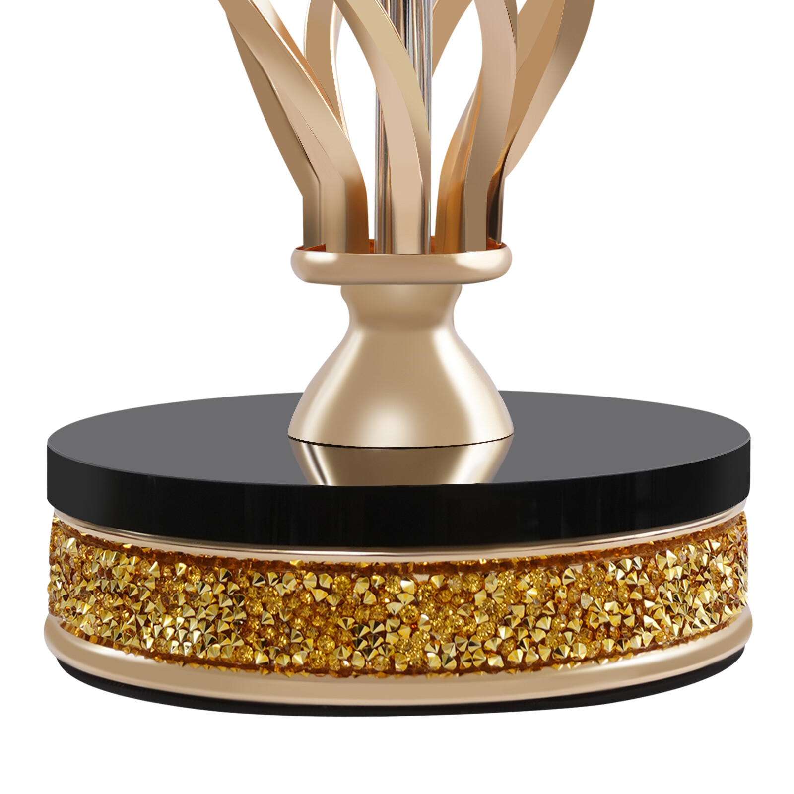 Candle Holder for Home Decor Tabletop Candle Holder Golden Color 12*41cm (D*H)
