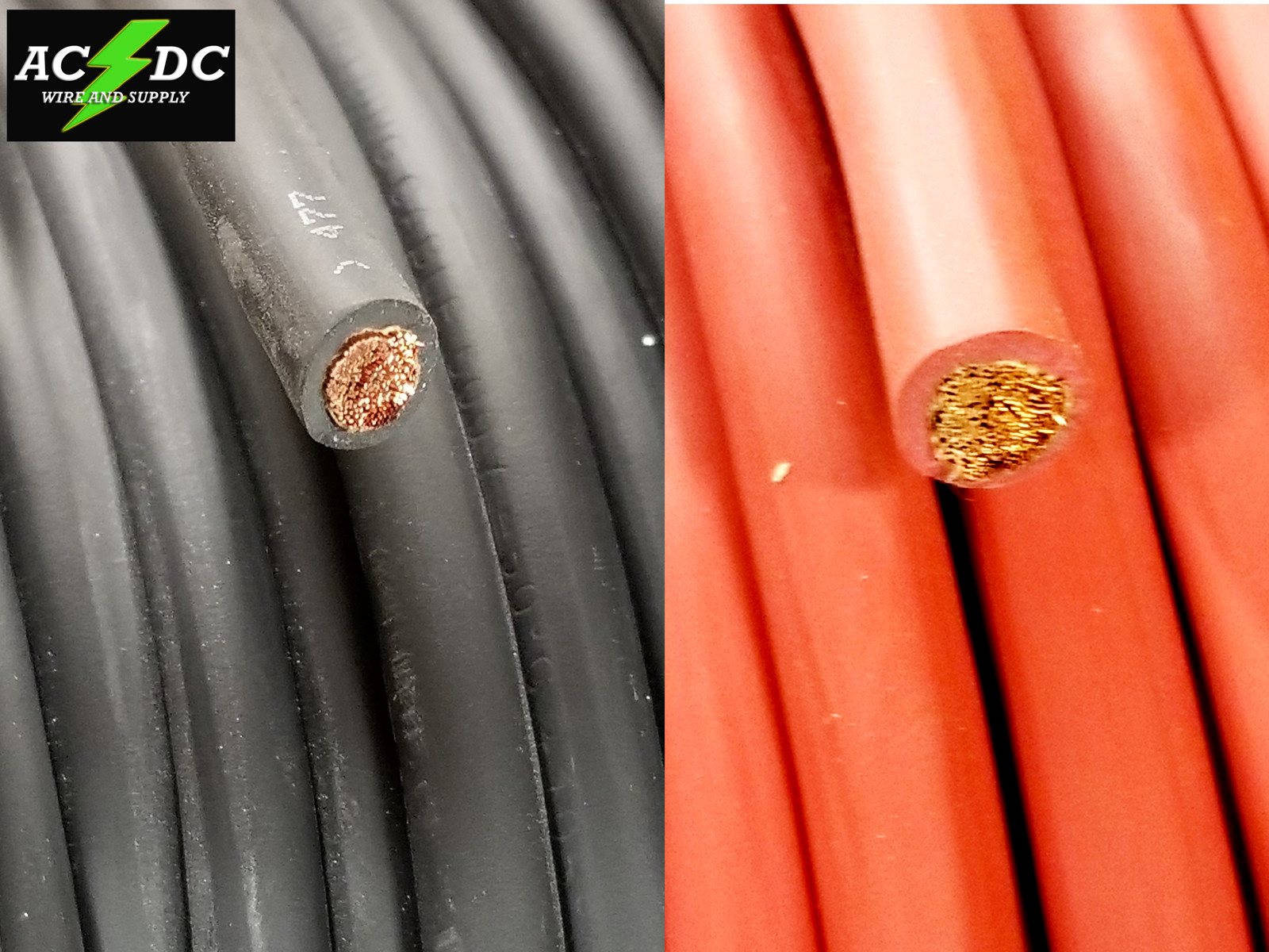 6 GAUGE AWG WELDING LEAD & CAR BATTERY CABLE COPPER WIRE MADE IN USA SOLAR AUDIO