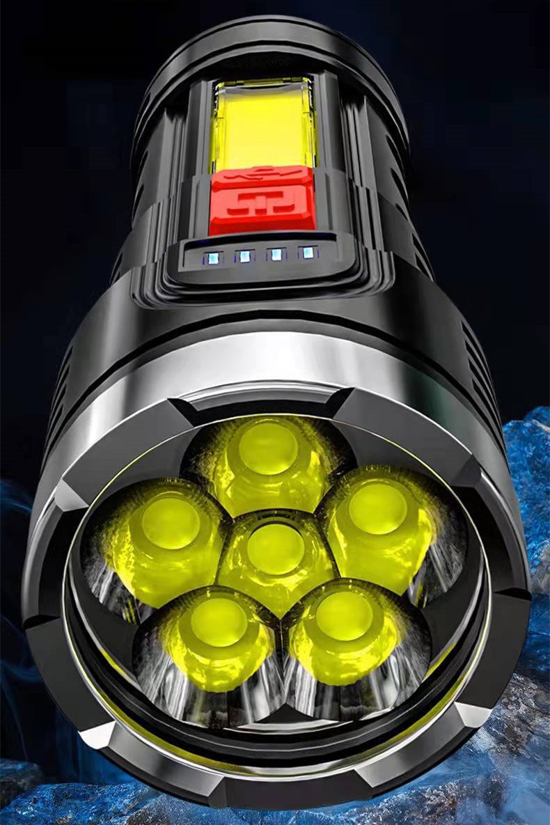 2X 990000000 Lumens Super Bright LED Tactical Flashlight Rechargeable Work Torch