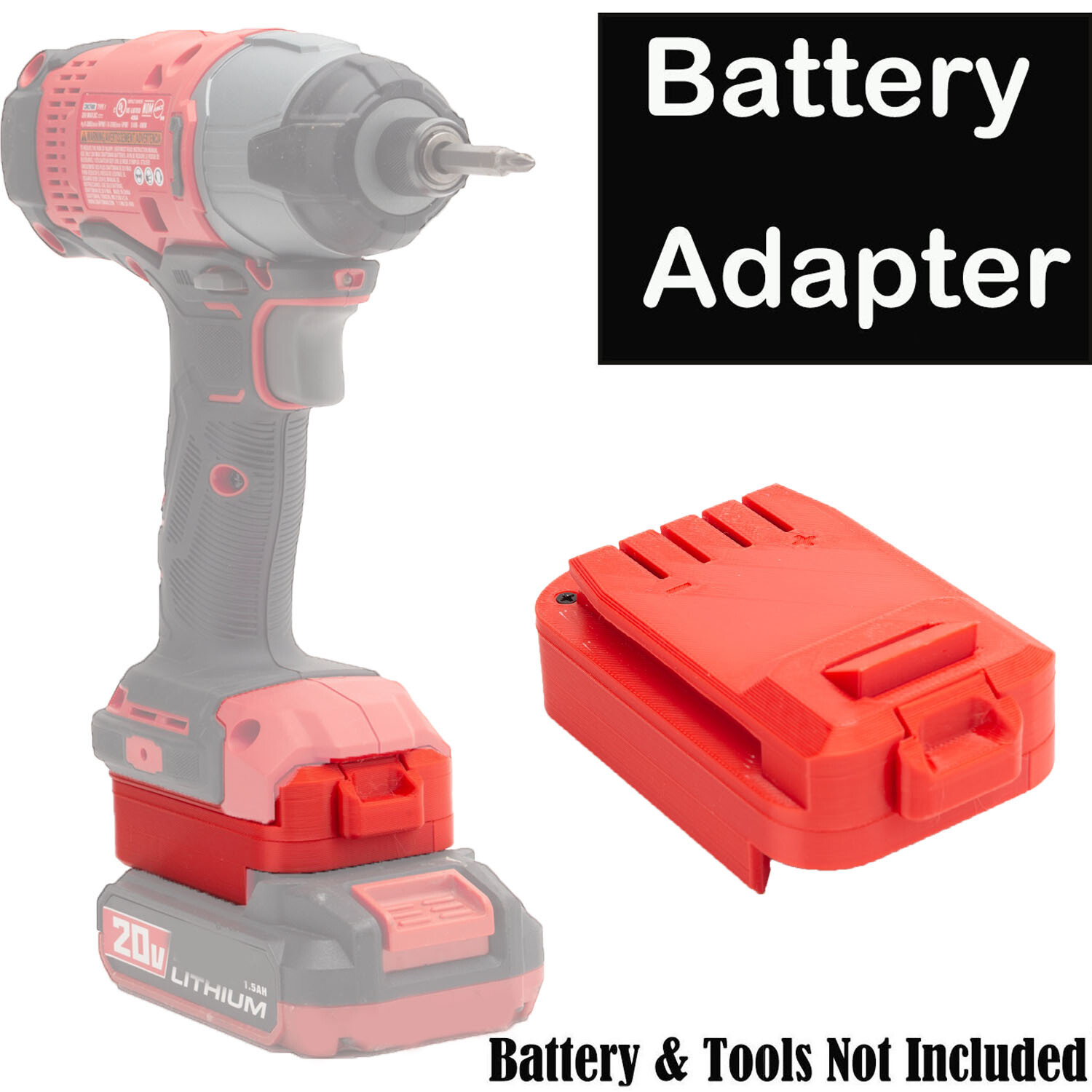 For Bauer 20V Lithium Battery Adapter to For Craftsman 20V V*20 Tools US