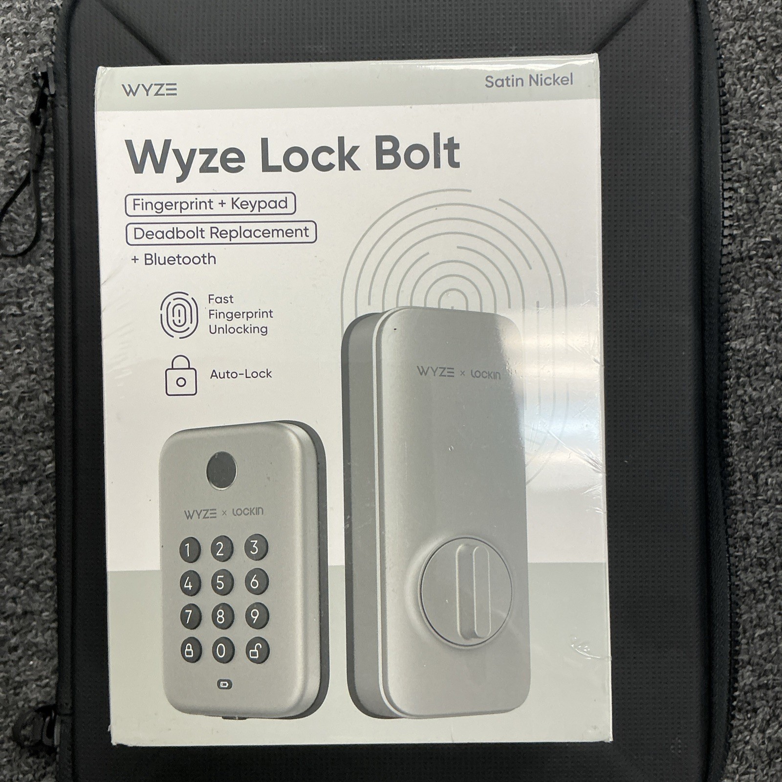 Wyze – Smart Lock Bolt, Fingerprint Keyless Entry, Bluetooth Deadbolt