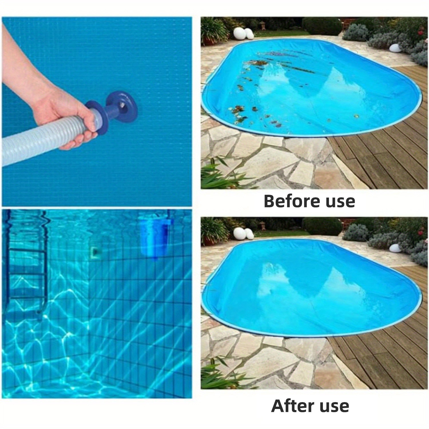 Above Ground Pool Skimmer – Wall Mount Adjustable Floating Debris Collector | US