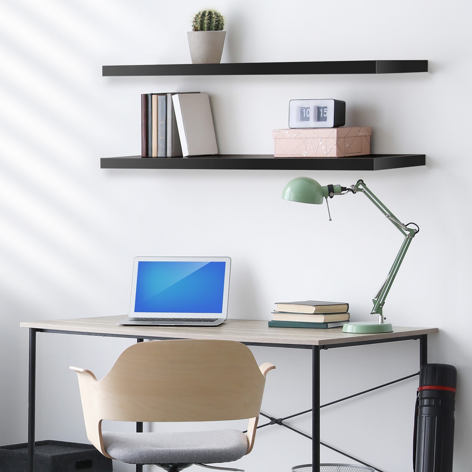 Sorbus Floating Shelves for Wall, 2 Pack (35 Inch) Long Wall-Mounted Shelves
