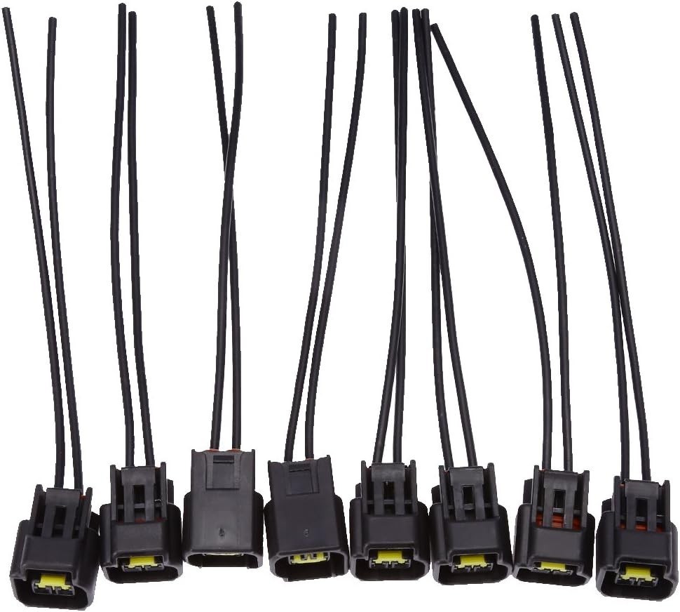 1 Pc or 8 Pack Ford Ignition Coil Connector Plug Harness Compatible with Ford
