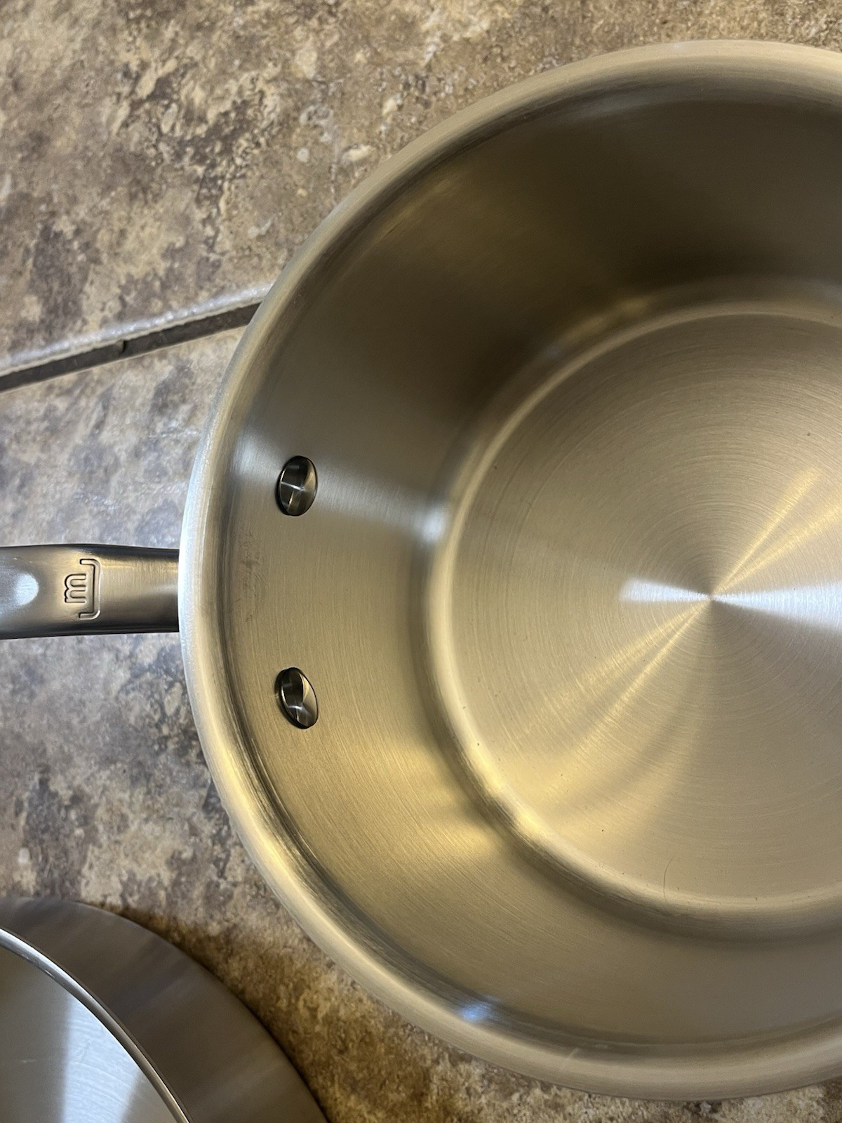 Made In Cookware Stainless 3.5 QT Saute Pan Pot & 2QT Saucepan Made-In Italy
