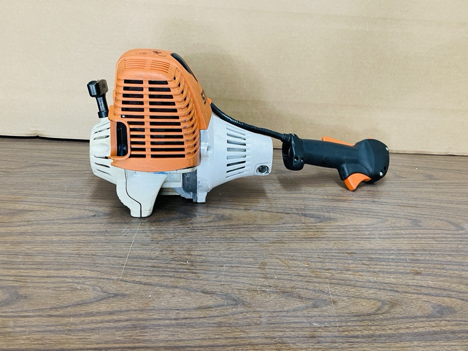 STIHL FS110R String Trimmer Engine Powerhead 31cc Project STARTS UP RUNS Read🛠️
