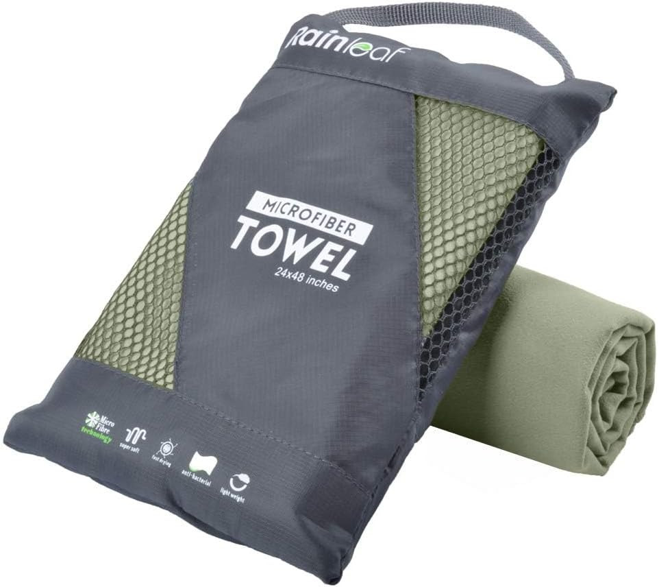 Compact Microfiber Towel – Quick Dry, Ultra Absorbent, Ideal for Travel & Sports