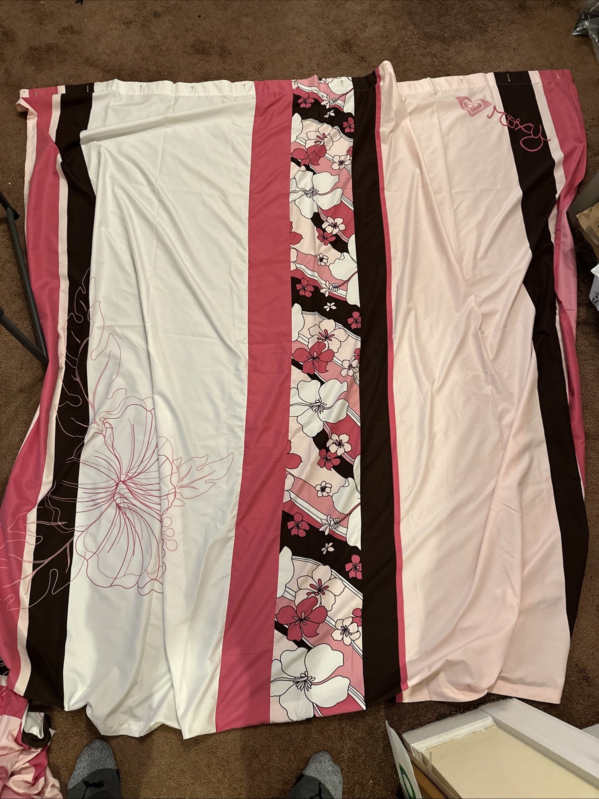 ROXY ROOM Charming SoftPink Floral Bedroom & Shower Set. See Description & Pics!