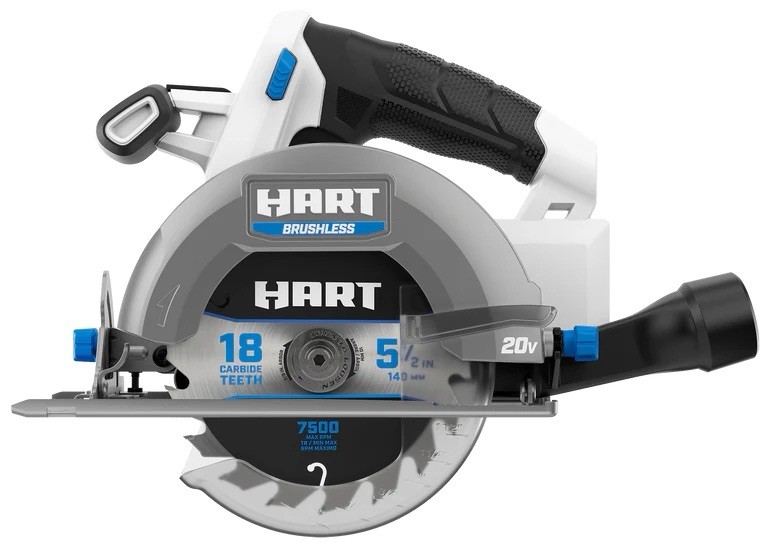 BRAND NEW HART Cordless Brushless Compact Circular Saw 5-1/2″ 20v Li-Ion TOOL