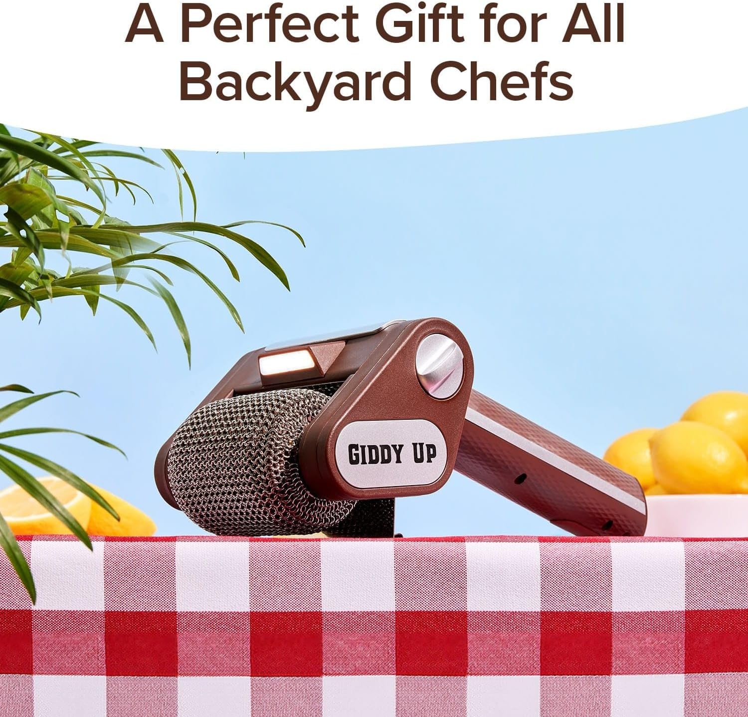 HorsePower Cordless Rechargeable BBQ Grill Cleaner 350 RPM Stainless Roller