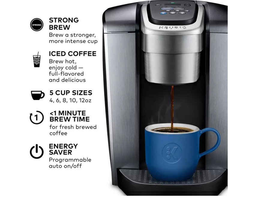 Keurig Keurig K-Elite Single Serve Coffee Maker, Brushed Slate, Brand NEW