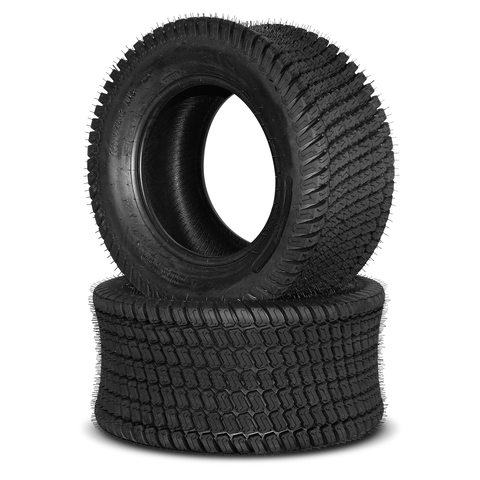 2pcs 16×7.50-8 Lawn Mower Tractor Turf Tires 4 Ply Rated 16×7.5-8 Tubeless
