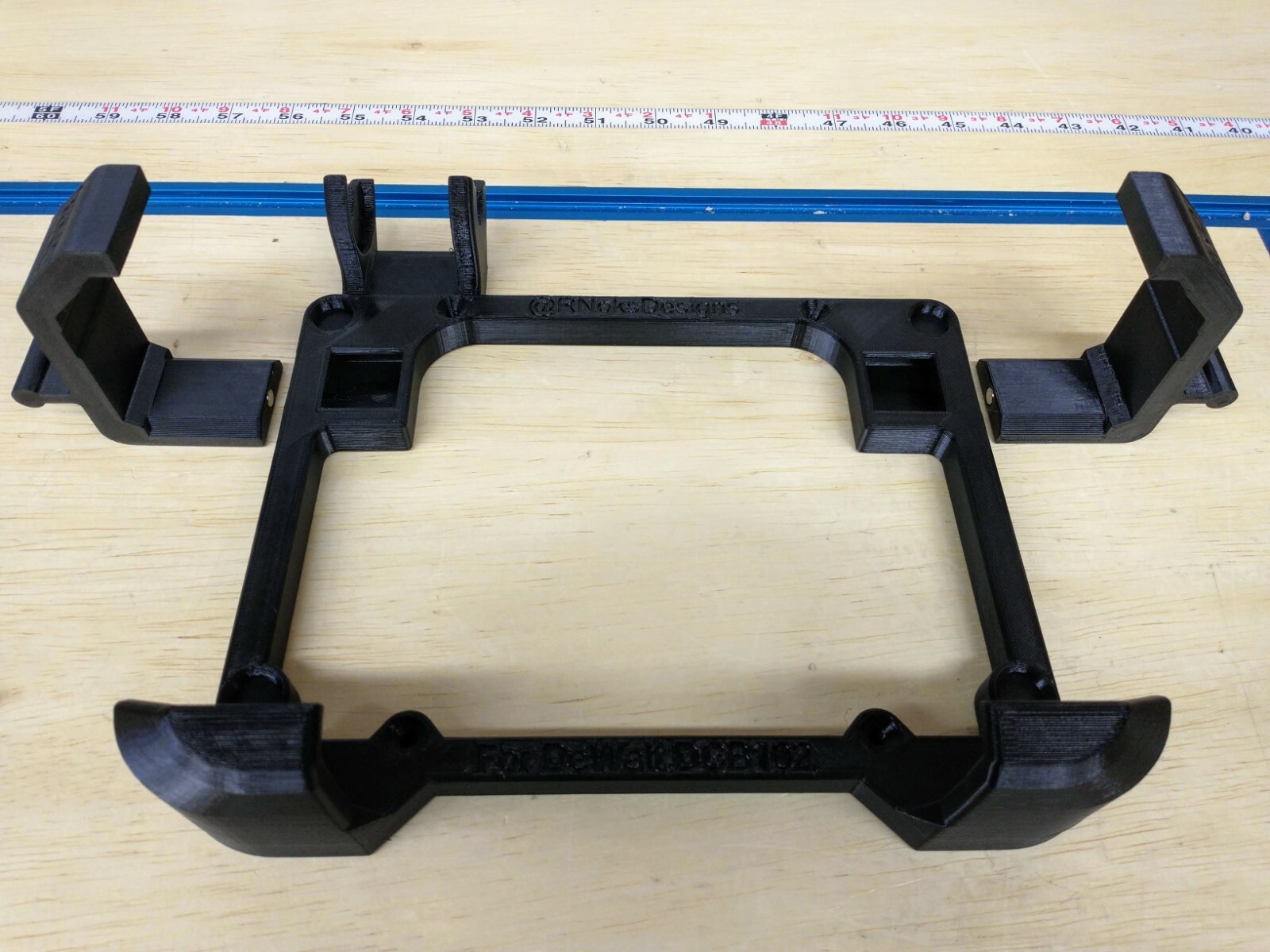 Wall Mount for DeWalt DCB102 Charger with Optional Battery Mounts, Made in USA