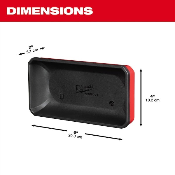 Milwaukee Tool 48-22-8071 Packout Large Magnetic Bin