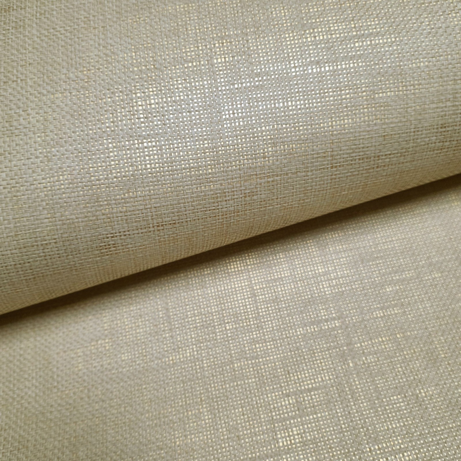 63-54772 Sand Lei Gold metallic paperweave woven textured Grasscloth Wallpaper
