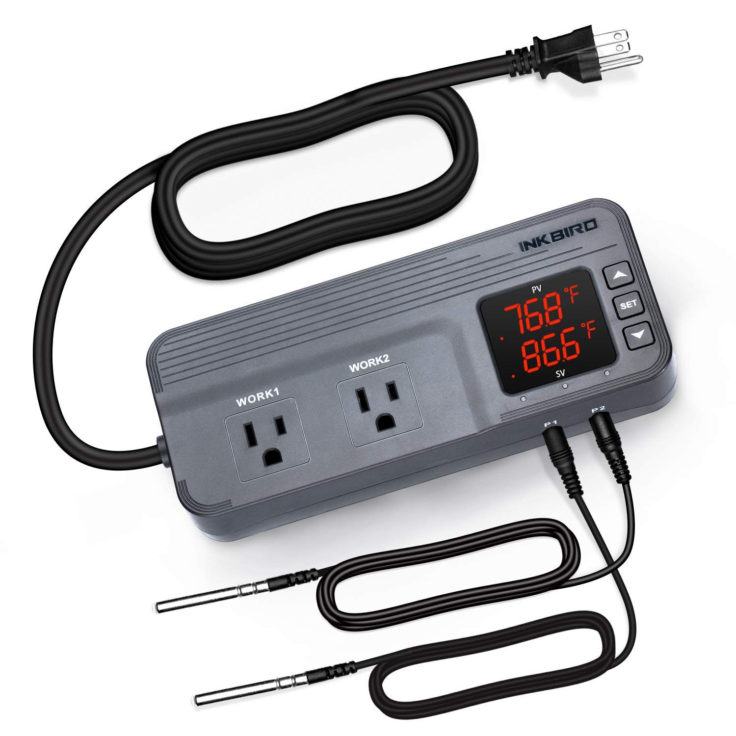 1800W Temperature Controller Humidity Control ITC-608T Seed Germination Brewing