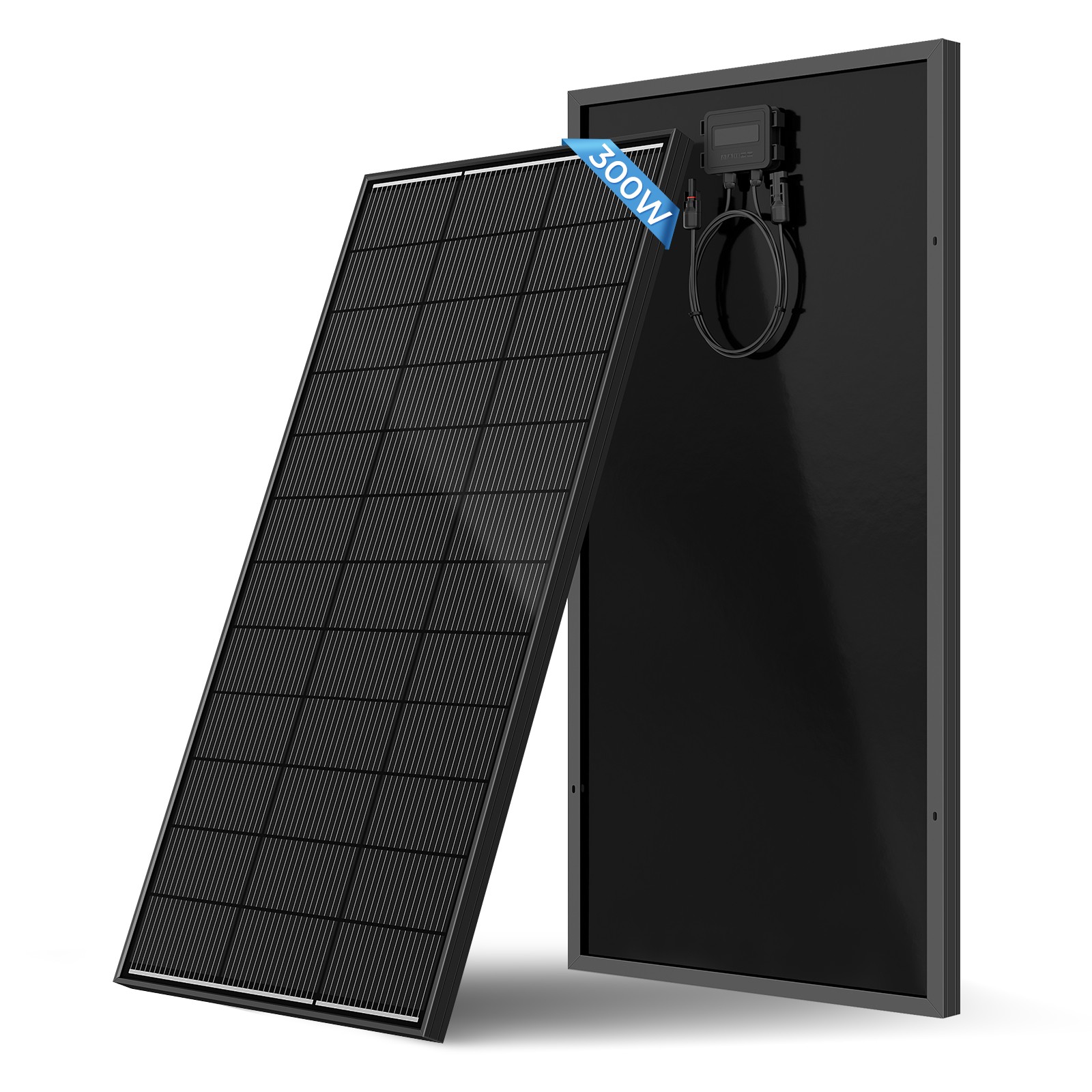 300W Monocrystalline Solar Panel 12V N-Type Off-Grid Battery Power RV Home Boat
