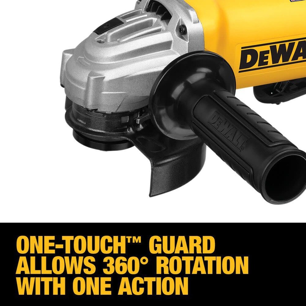 DEWALT DWE402WR 11 Amp 4-1/2″ Angle Grinder w/Switch&Wheel Certified Refurbished