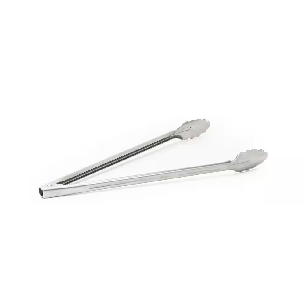 Stainless Steel 16 in Commercial Extra Heavy Utility Tongs