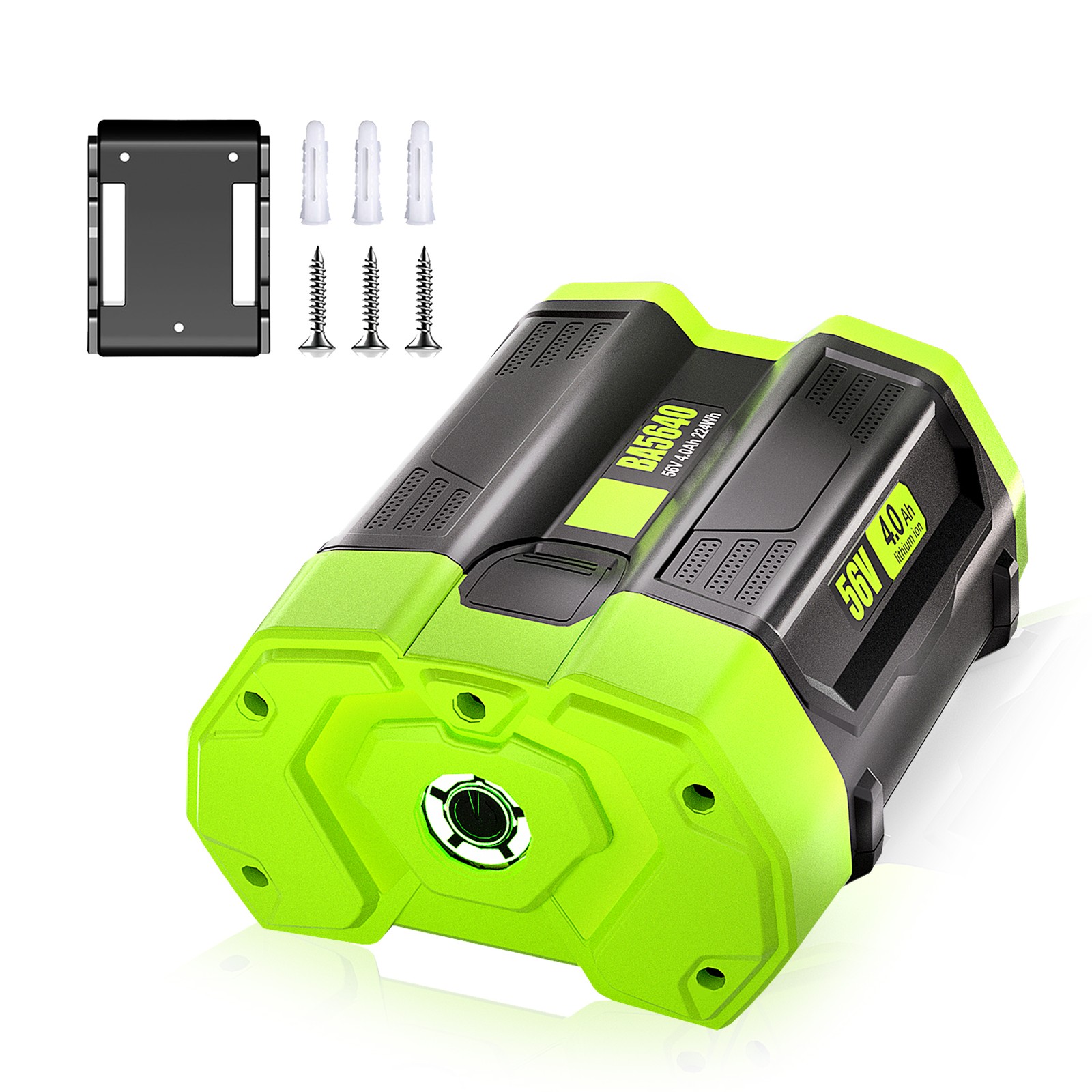 2 Pack For EGO POWER+ BA2800T 56V 4.0 AH Battery w/ Fuel Gauge 56 Volt Power+