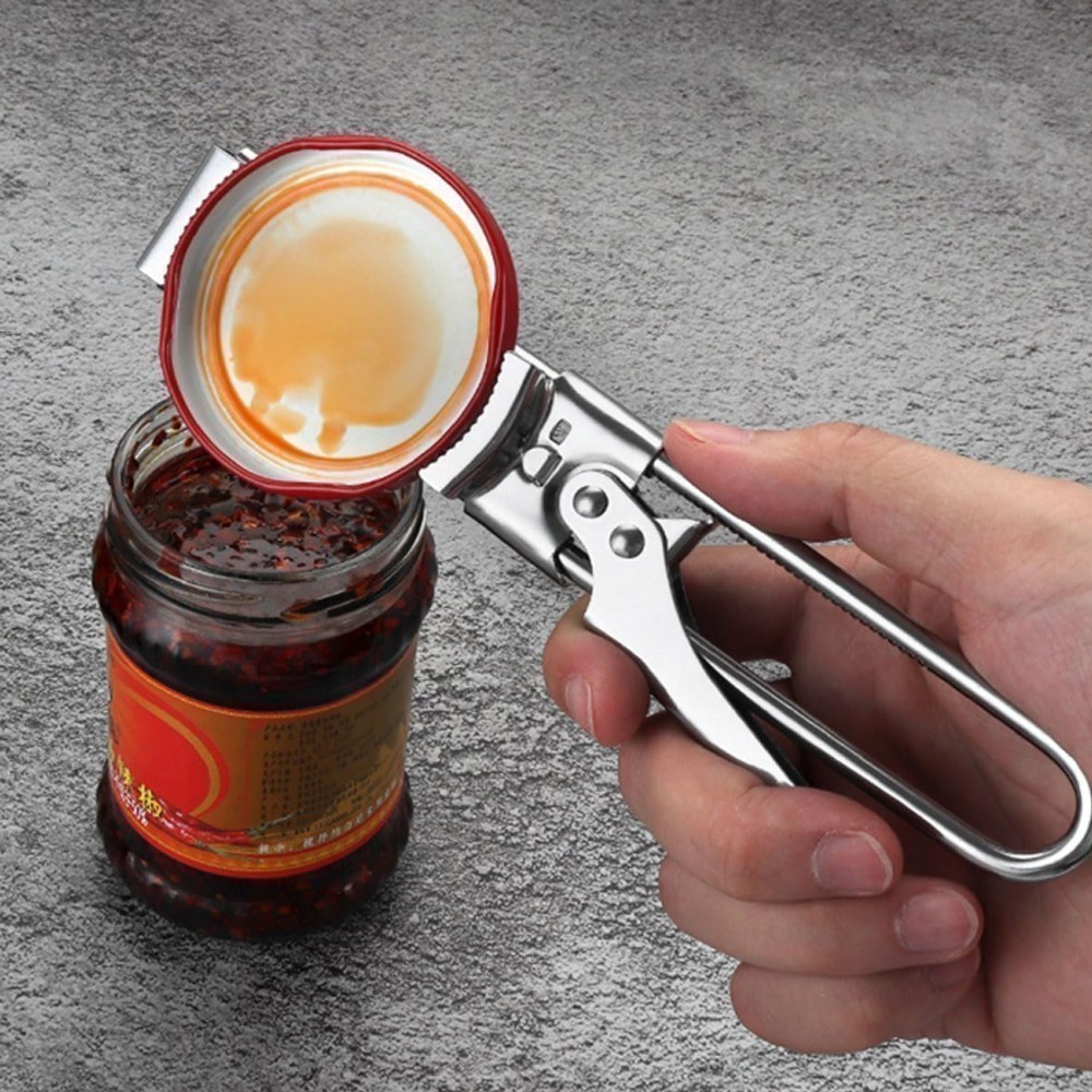 2PCS Adjustable Jar & Bottle Opener Set, Stainless Steel Lid Gripper +##–