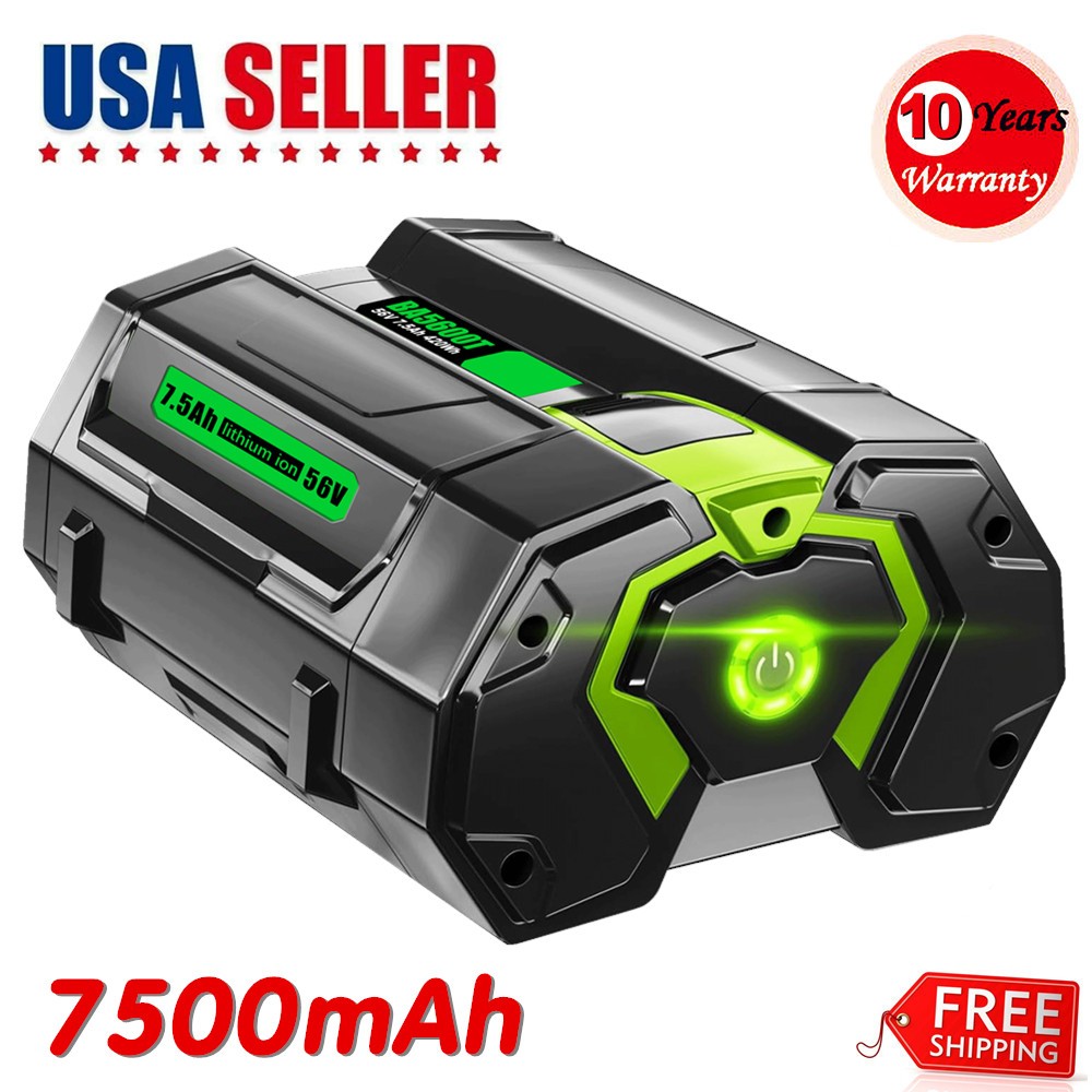 7.5Ah For EGO 56Volt Power+ Lithium-Ion BA2800T Battery BA5600T BA1400 BA4200T