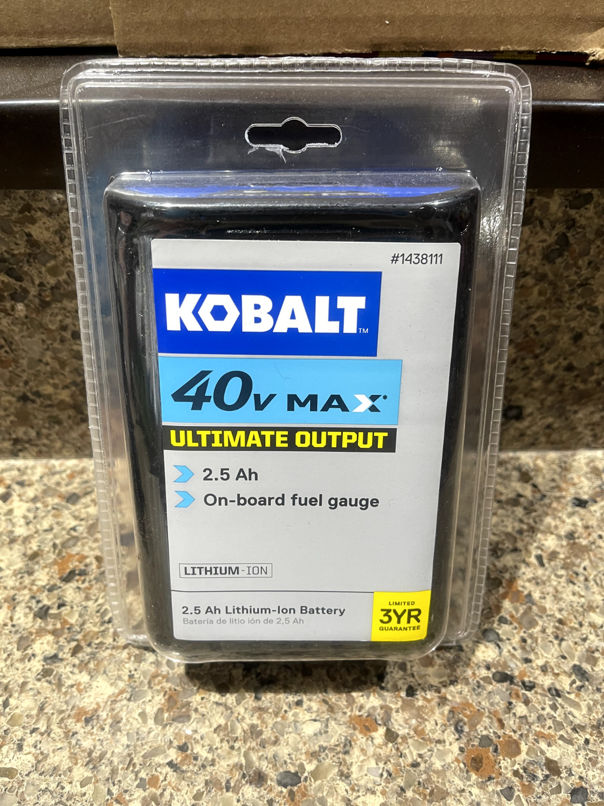 NEW! Genuine Kobalt 40V MAX Ultimate Output 2.5Ah Li-Ion Battery KB 2540C-06