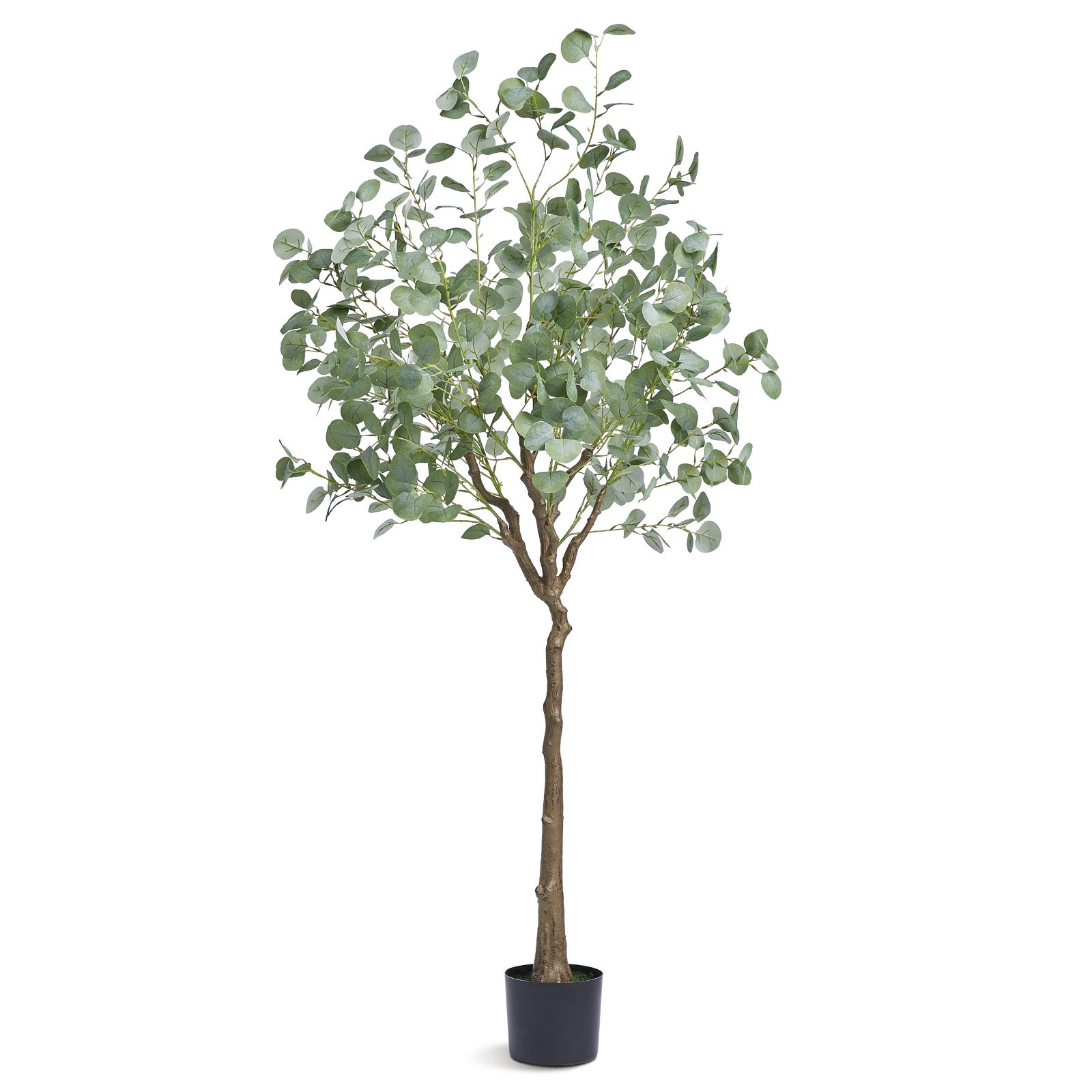 VEVOR Artificial Eucalyptus Tree, 6 FT Tall Faux Plant, Secure PE Material & Ant