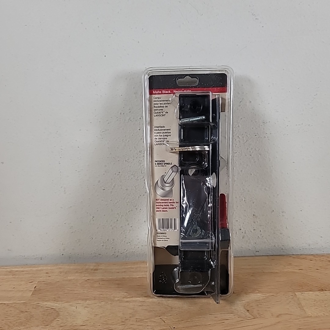 Larson 20298953 Lever Set Matte Black New Sealed