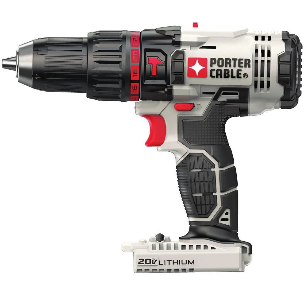 Porter Cable 1/2In 20V Variable Speed Hammer Drill Kit
