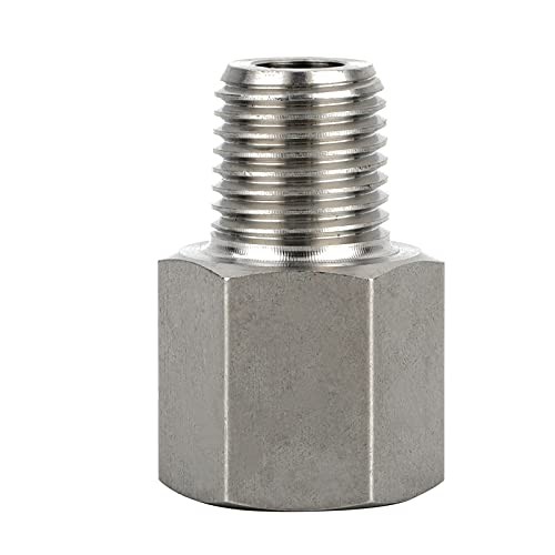 304 Stainless Steel Forged Pipe Fitting Converter Adapter G Thread 1/8“ Female
