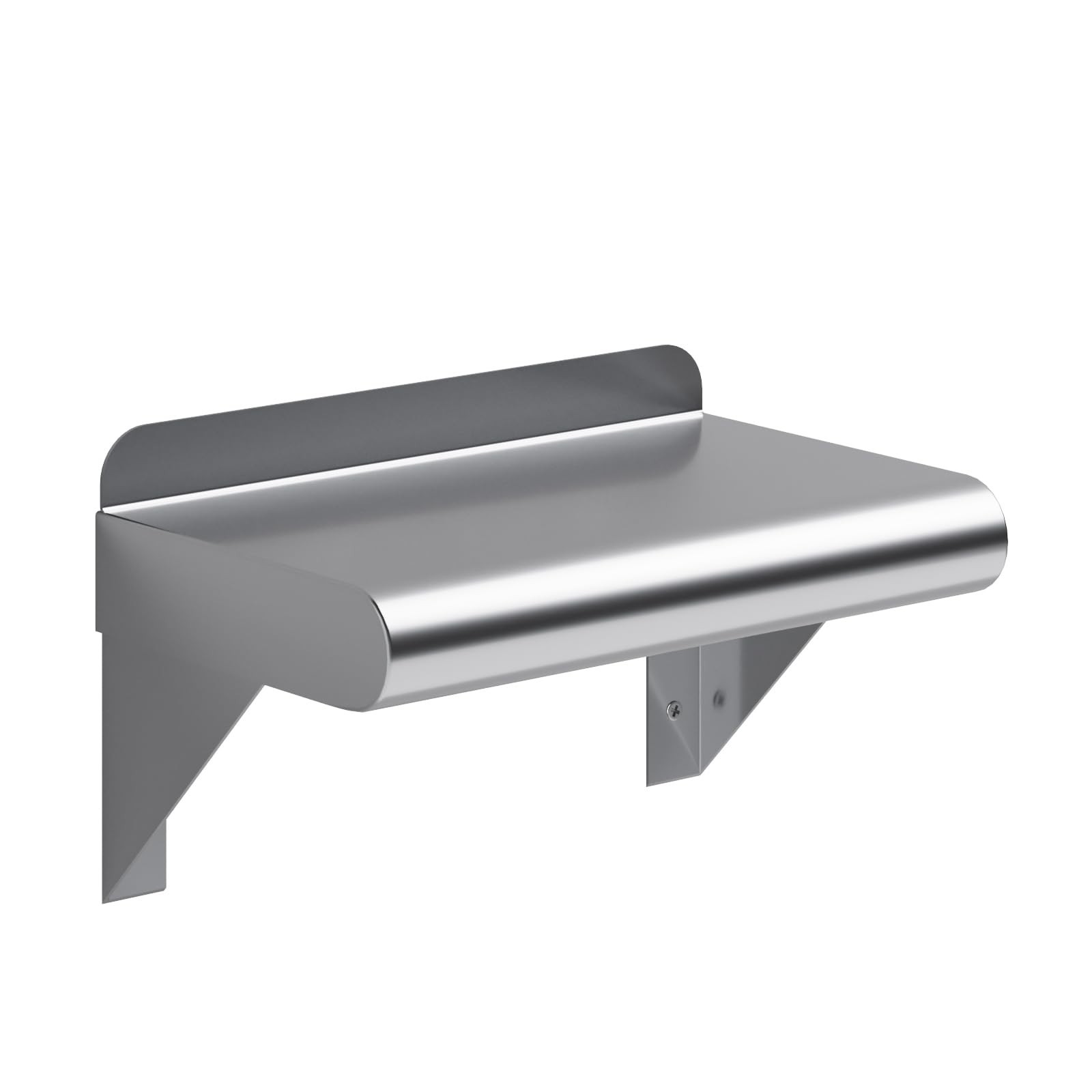 AmGood 6 in. x 10 in. Stainless Steel Wall Shelf | NSF | Metal Shelving | Gar…