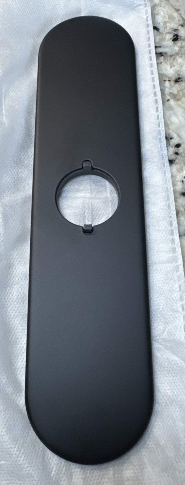 KOHLER Easmor Escutcheon in Matte Black