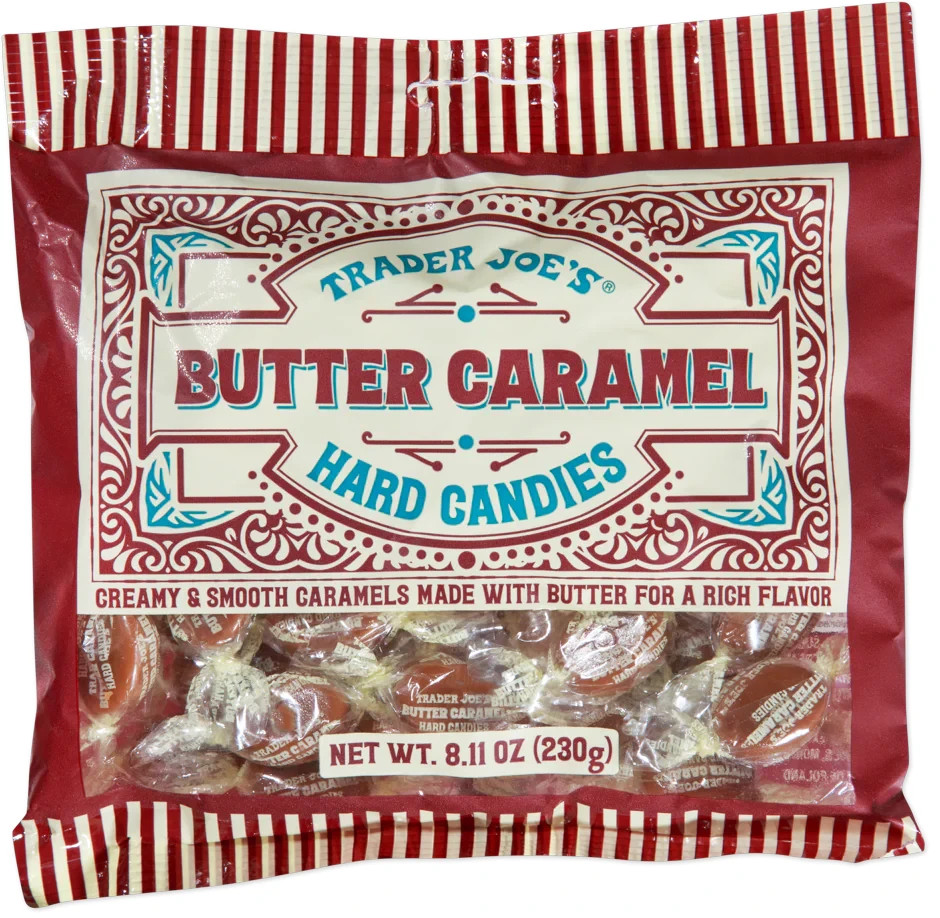 Trader Joe’s 8.11 oz. BUTTER CARAMEL Hard Candies Similar Werther’s *BB 10/2026*
