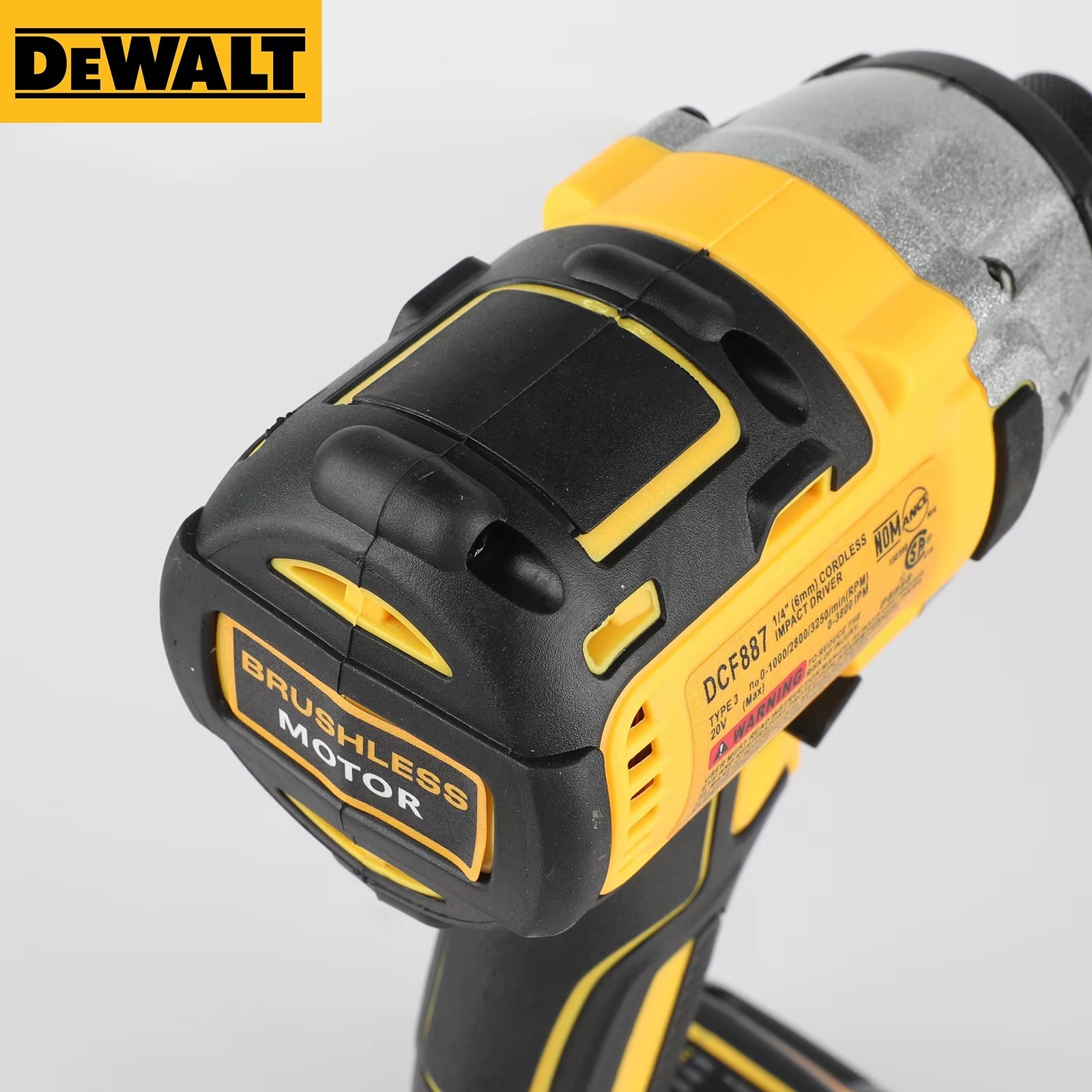 DEWALT DCF850 Impact Driver Electric Driver 20V Brushless Cordless 3250RPM…