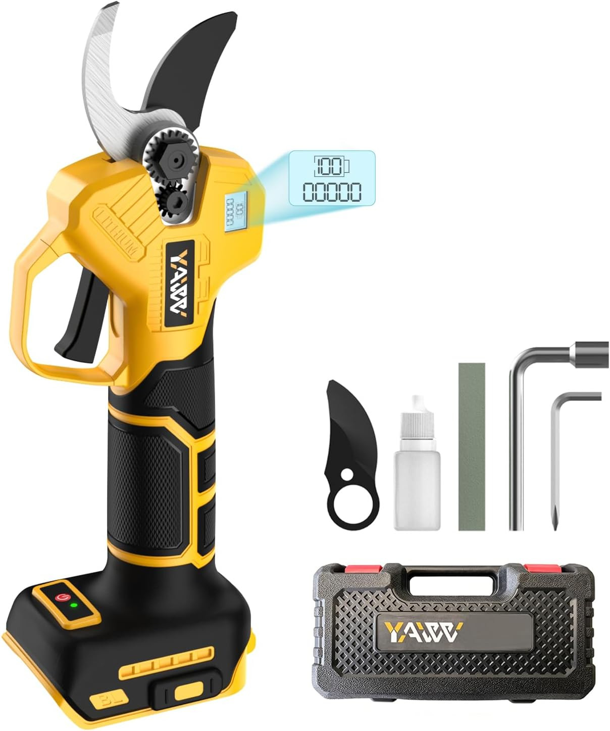 Brushless Electric Pruning Shears for Dewalt 20V Battery, Portable Cordless Prun