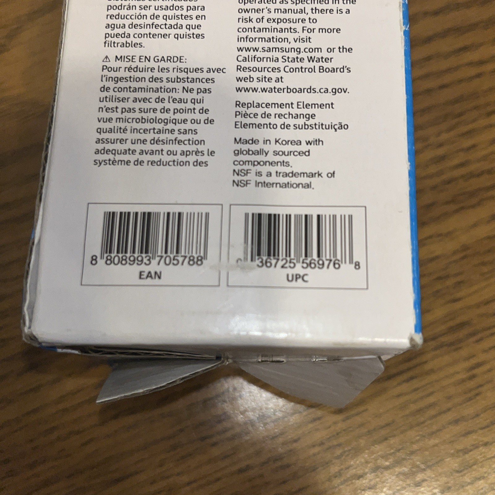 SAMSUNG Water Filter for Refrigerator Water and Ice DA29-00020B, 1 PACK Sealed